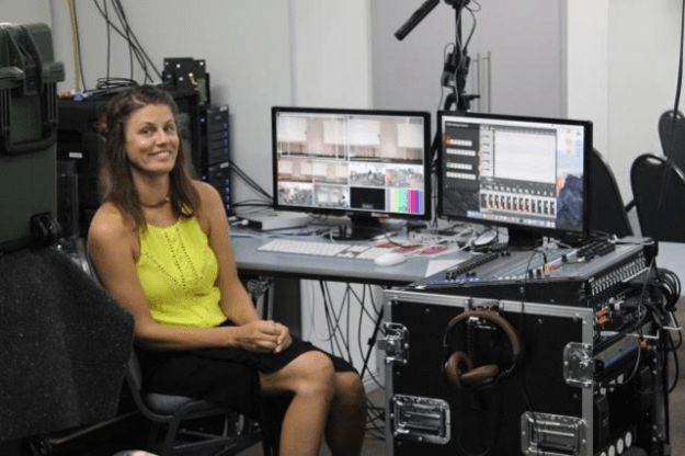 The Lovely Lena with the switching and sound set up